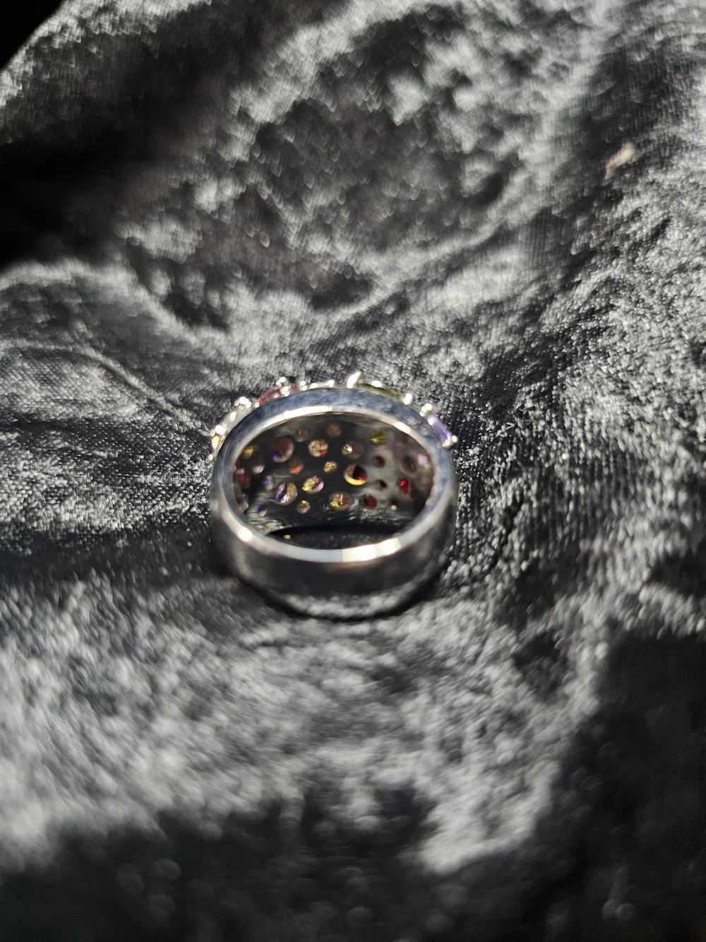 Multicolor Gemstone Cluster Ring - Women Jewelry